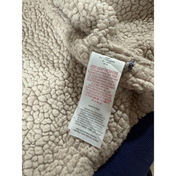 Boden Girls 6-7 Y Blue Polkadot Zip Up Jacket - Picture 4 of 7